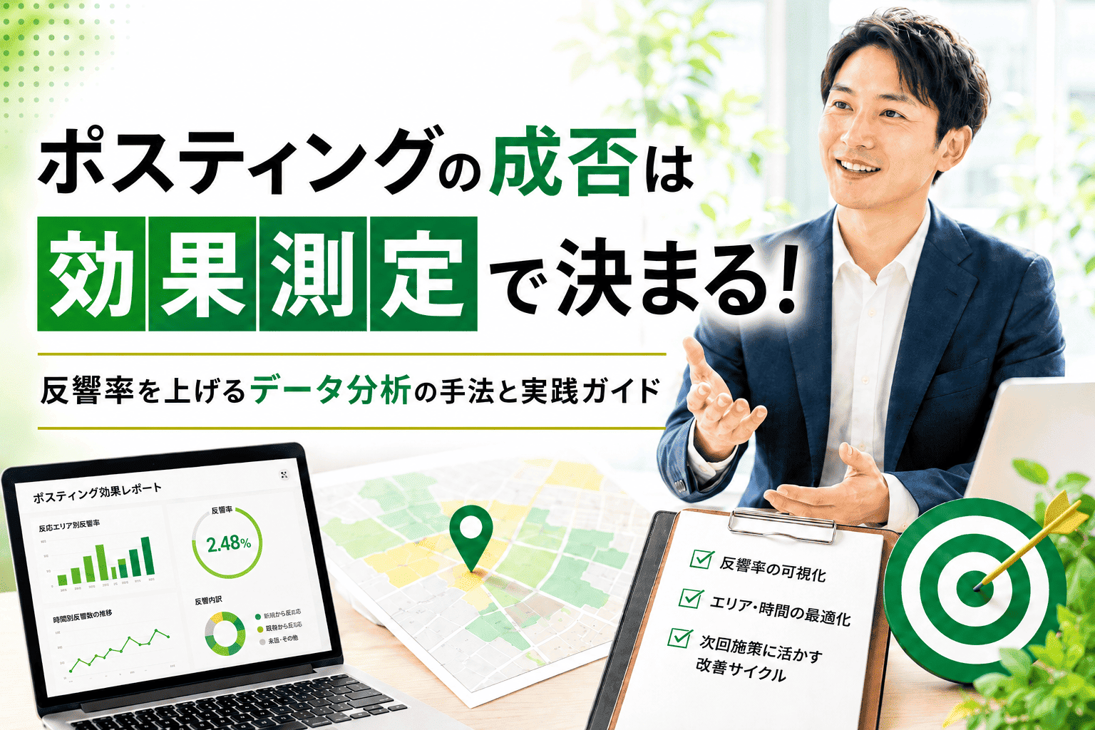 ポスティングの効果測定と反響率改善